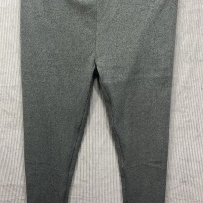 Cuddl Duds Womens Fleece Leggings Size 1X Gray Comfort Lounge